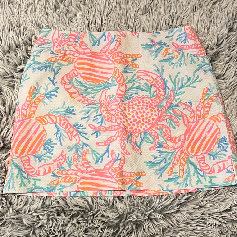 Lilly Pulitzer Crab & Coral Skirt
